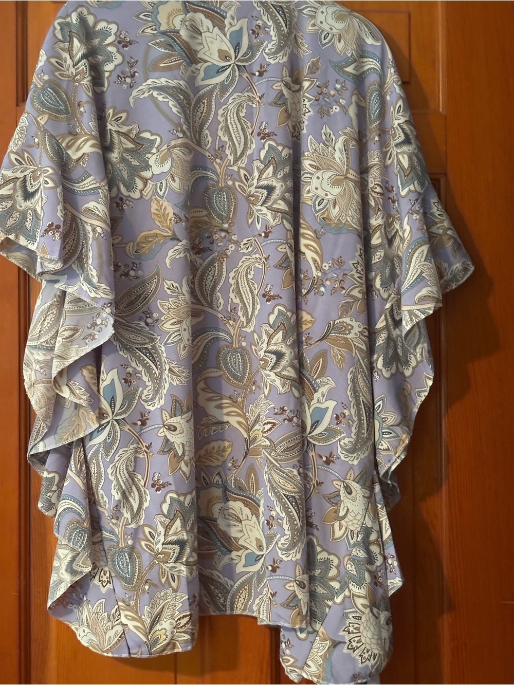 Justin & Taylor Lavender Floral Paisley Kimono - Picture 2 of 5